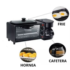 HORNO, FREIDORA CON CAFETERA